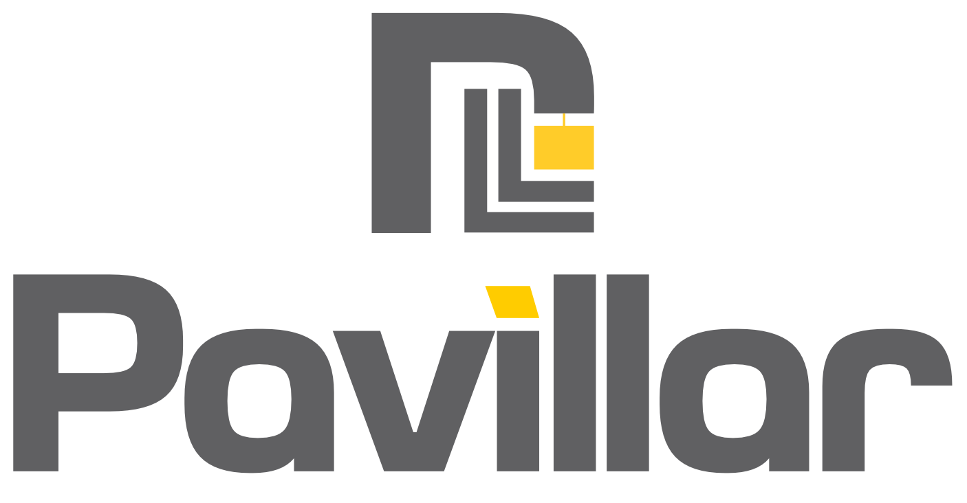 Logo Branca da construtora Pavillar